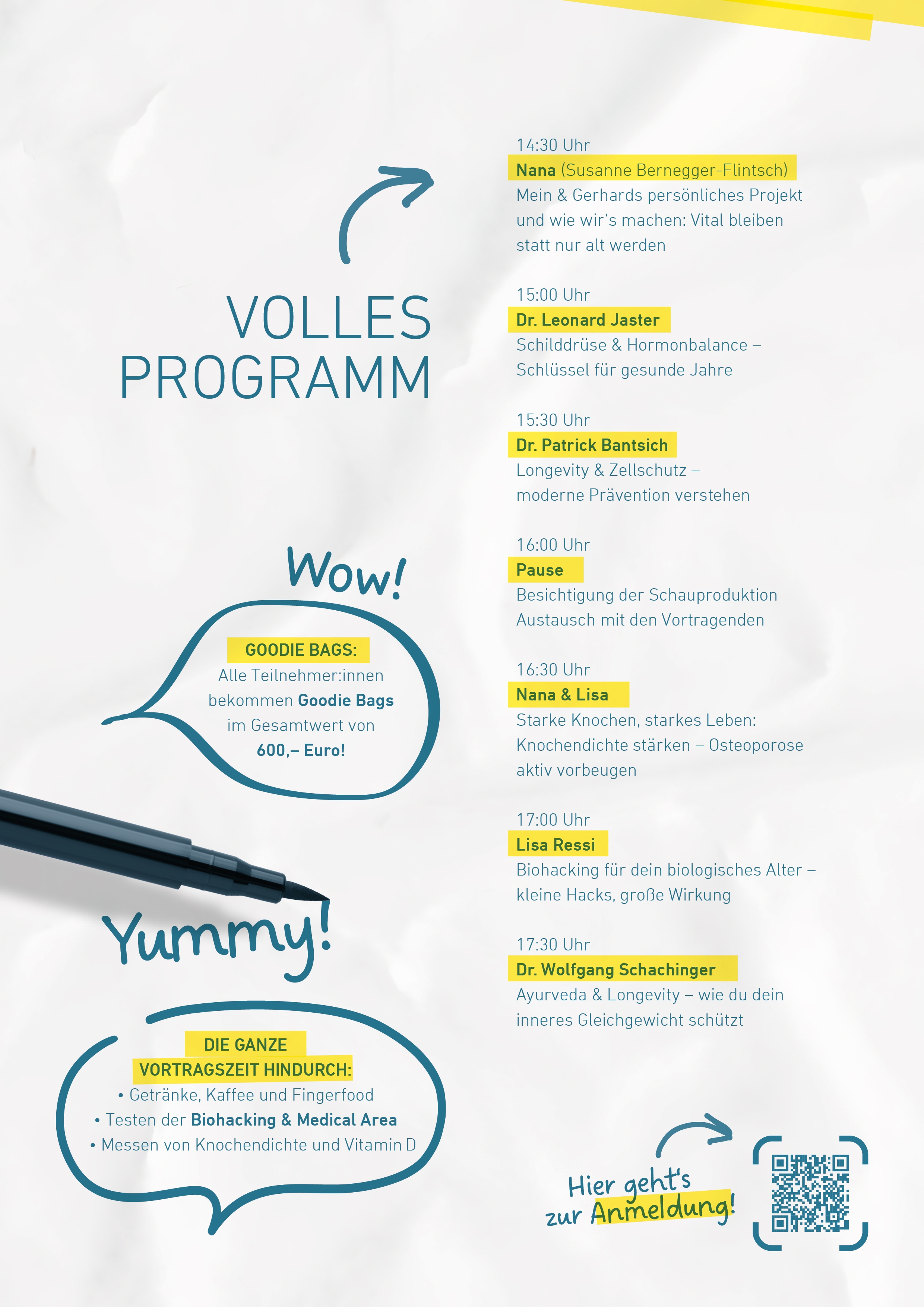 Programm Nana Talks Biogena 2025