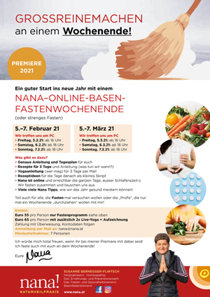 Fasten am Wochenende Feb/März Fasten am Wochenende Feb/März