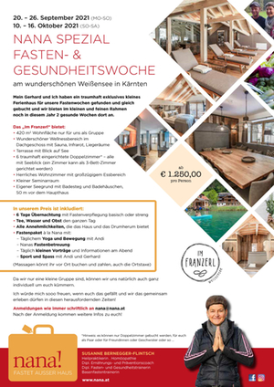 Fastenwoche Franzerl Fastenwoche Franzerl