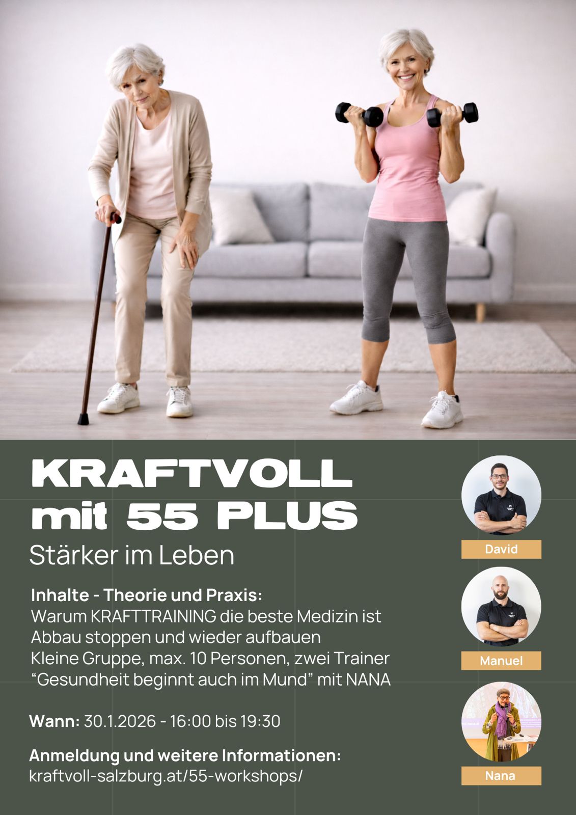 Kraftvoll mit 55 Plus