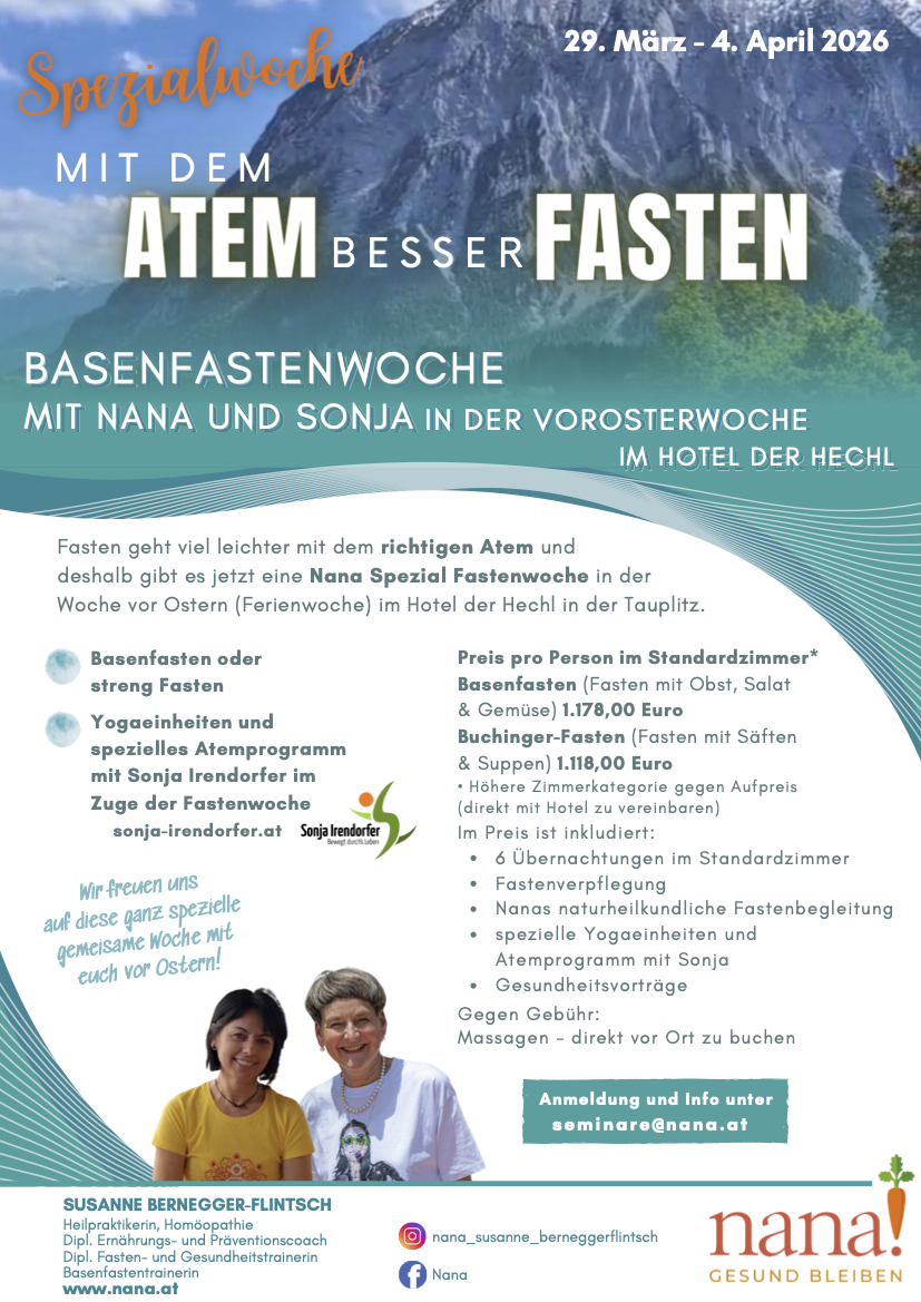 Spezial Fastenwoche mit Atmen
