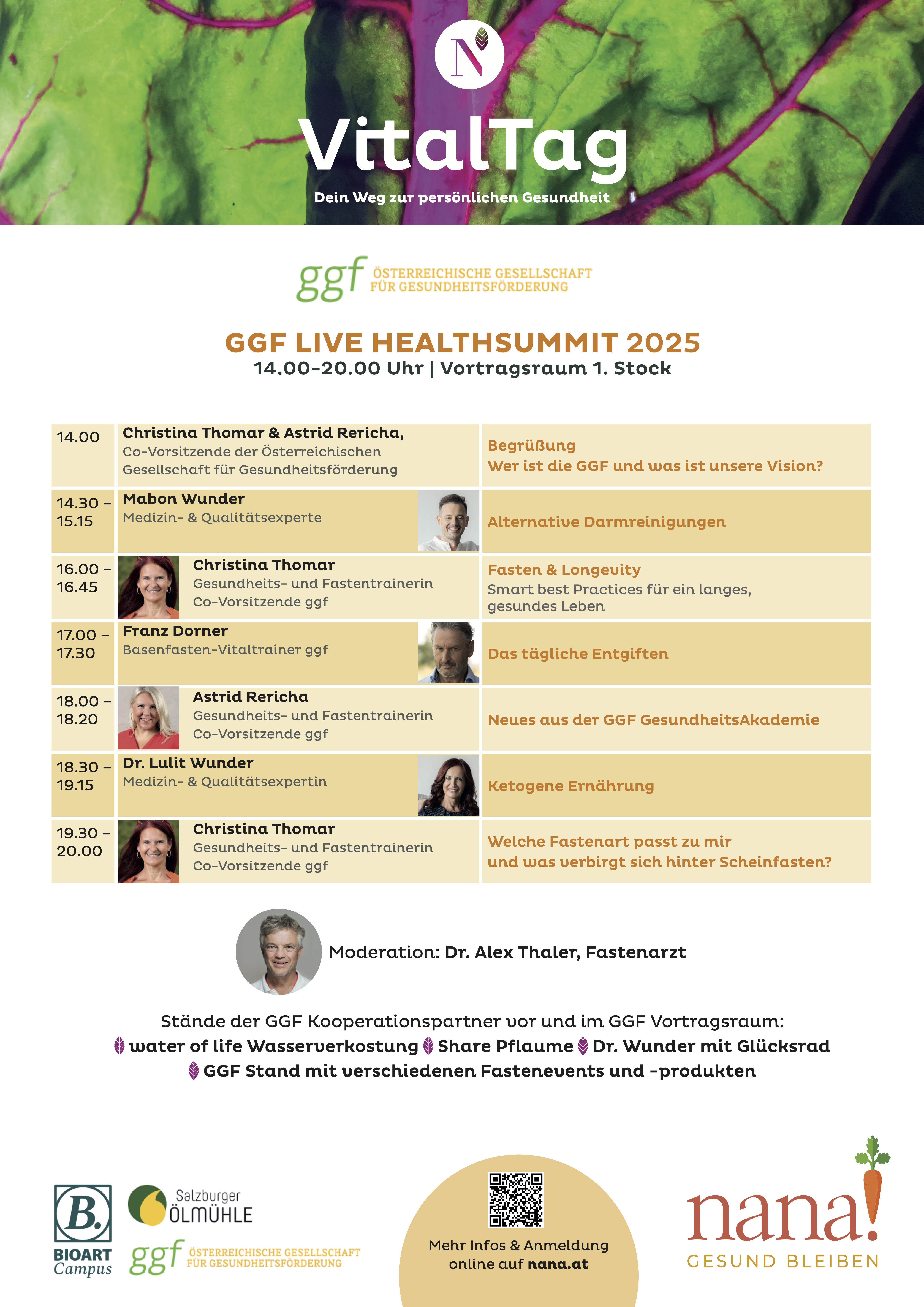 Vitaltag ggf Programm 2025