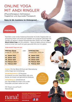 Online Yoga mit Andi Online Yoga mit Andi
